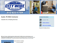 Tablet Screenshot of citywideservicesaustin.com